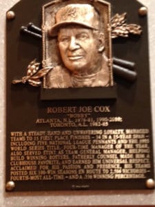 plaques with the names Robert Cox