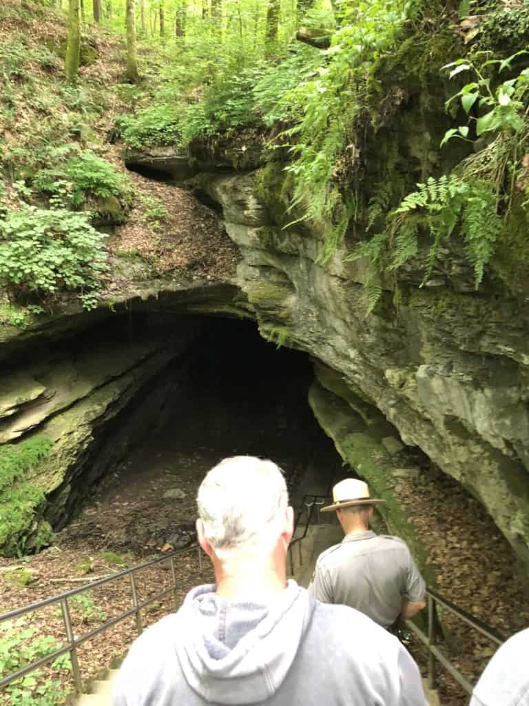 entering Mammoth Cave