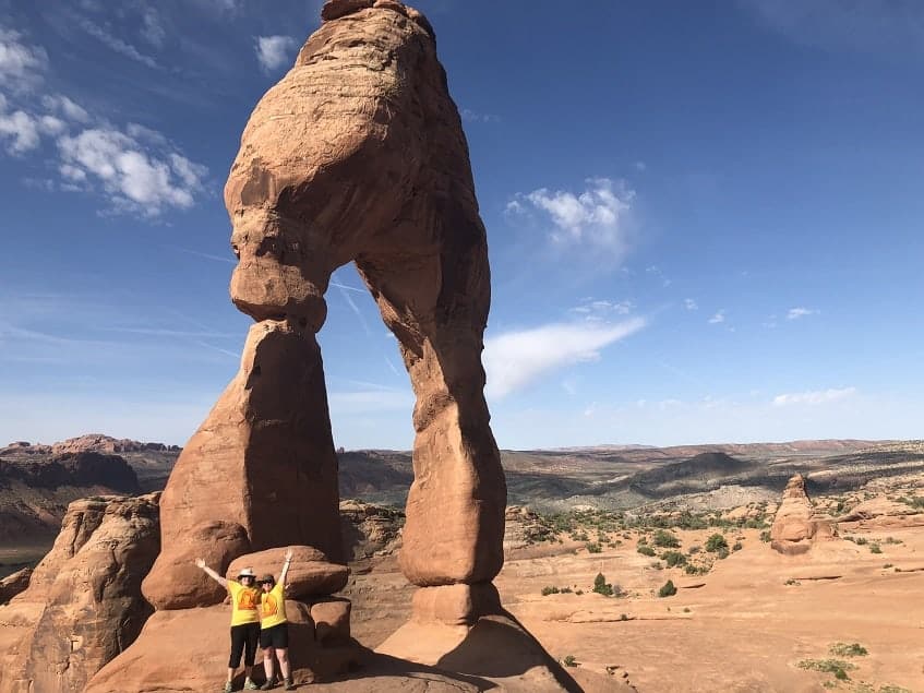 at Delicate Arch