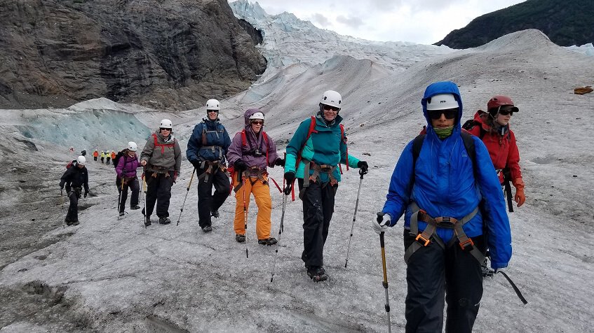 Glacier walk at Mendenhall