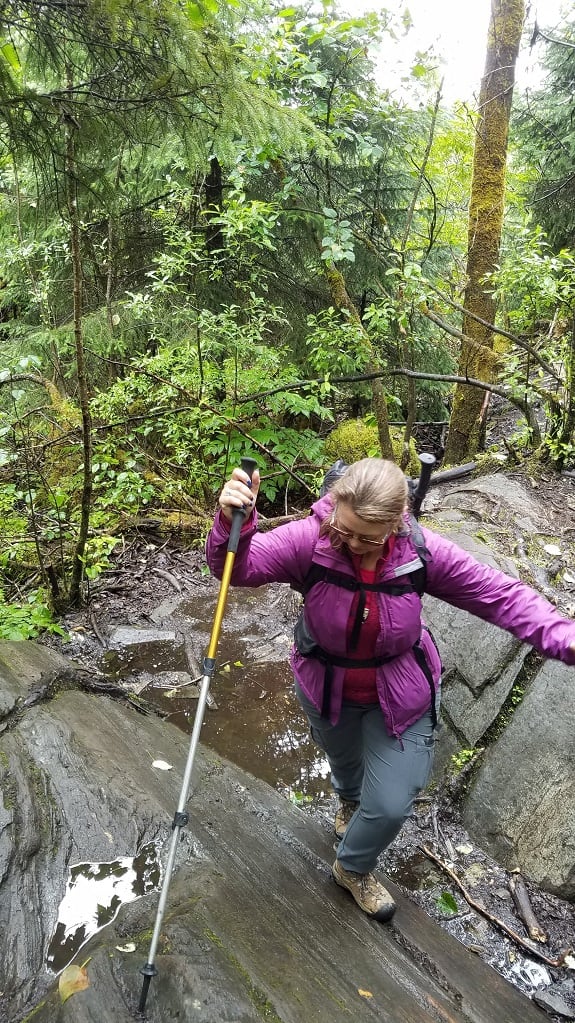 Hiking to Mendenhall Glacier in the Tongass National Forest