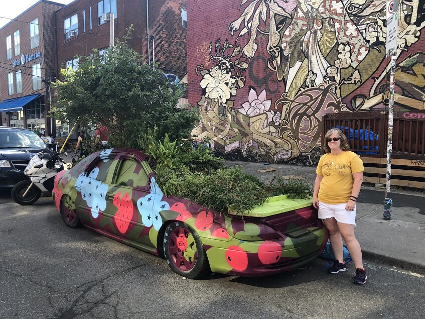 Street art in Kensington Market