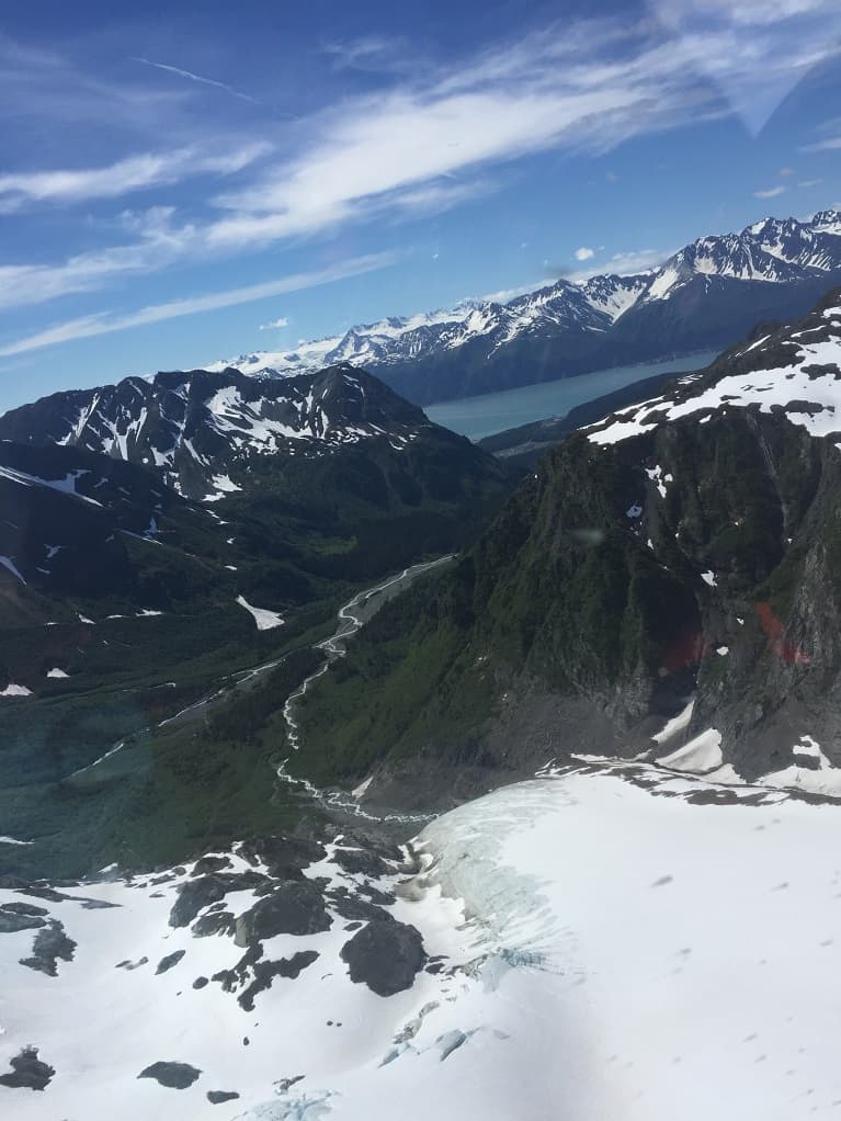 Helicopter tour in Alaska