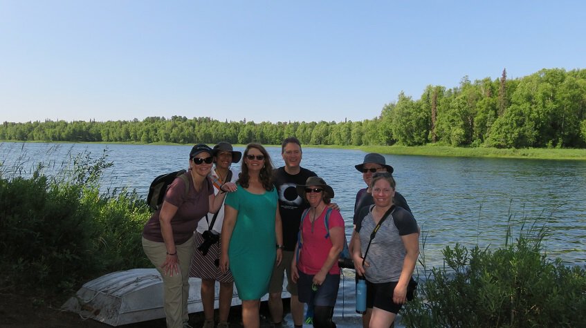 Hiking around Talkeetna Lakes