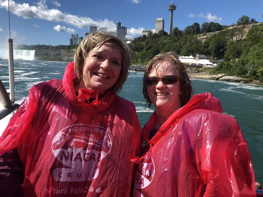 Post Niagara Falls boat ride