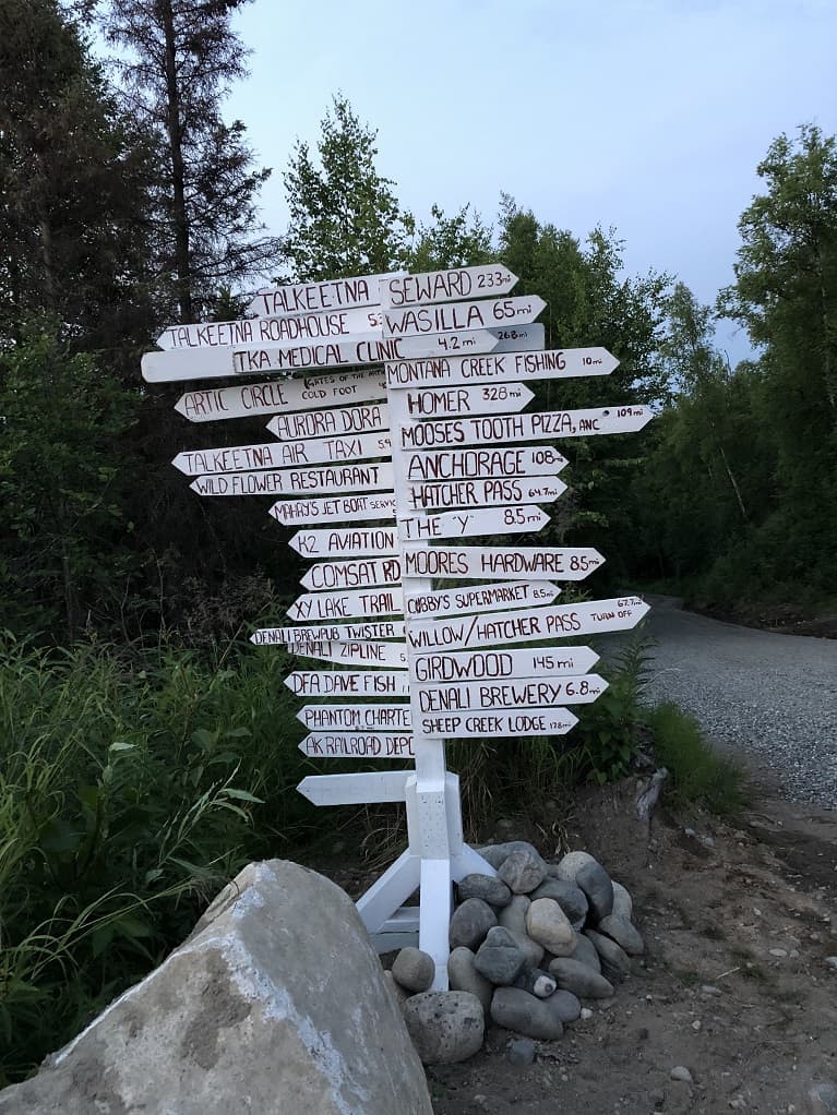 Directions around Talkeetna