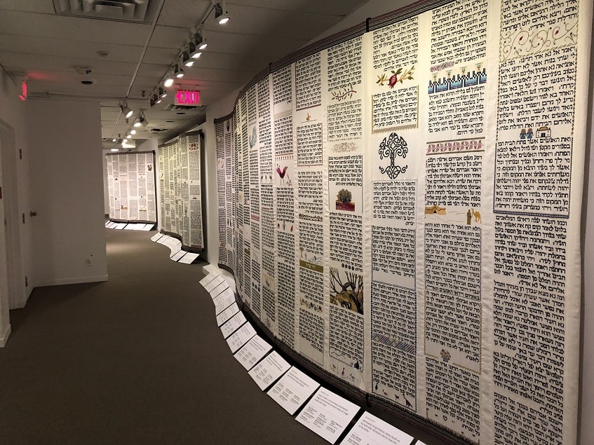 Stitch by Stitch Torah at the Textile Museum