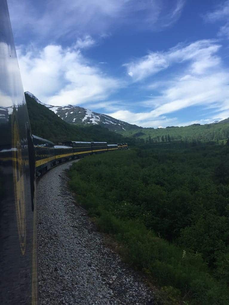 The Coastal Classic train ride to Seward, Alaska