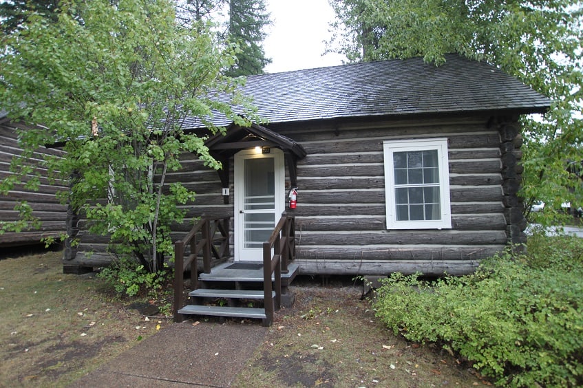 Small cabin at Lake McDonald Lodge