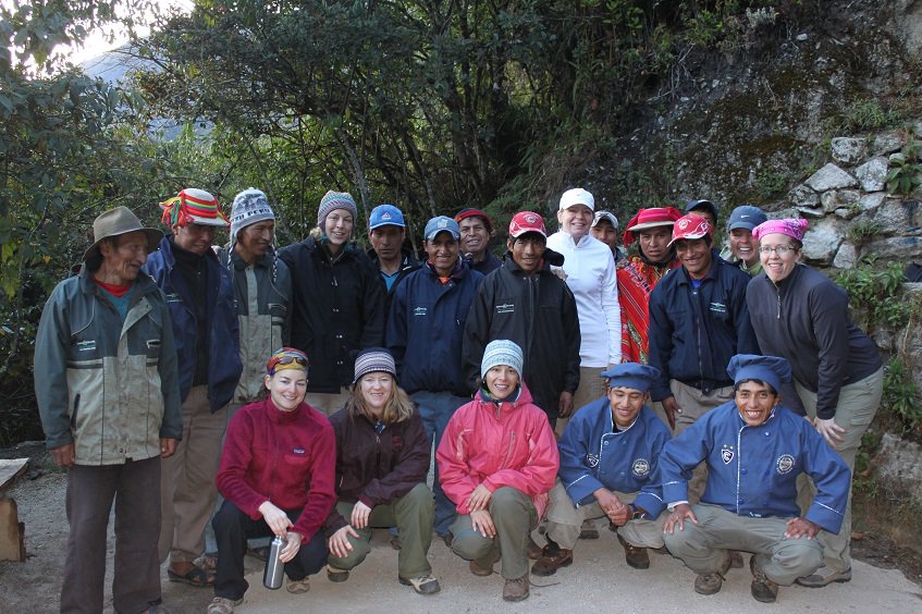 Porters and cooks on our hike