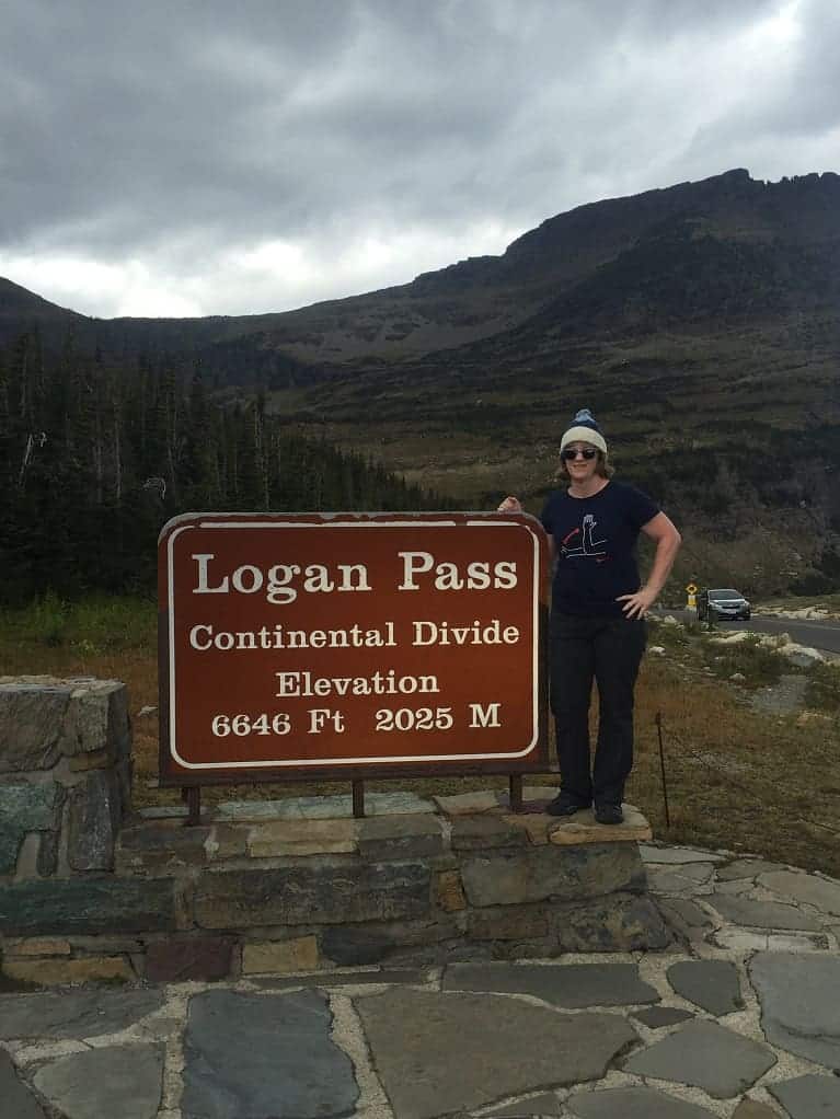 Logan Pass at the Continental Divide